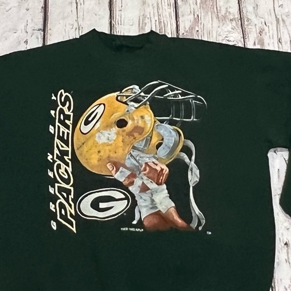 Vintage Green Bay Packers NFL Football Sports 1990s Crewneck Sweatshirt - Picture 7 of 7